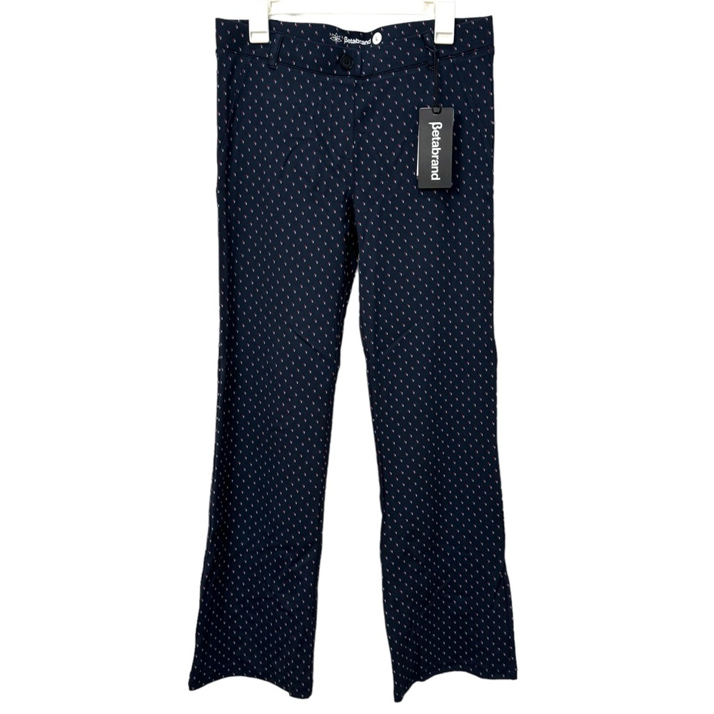 Betabrand Printed Flare Yoga Pant